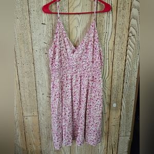 Pink spaghetti strap dress size 3X